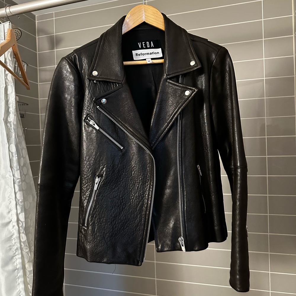 Veda Reformation Leather Jacket
